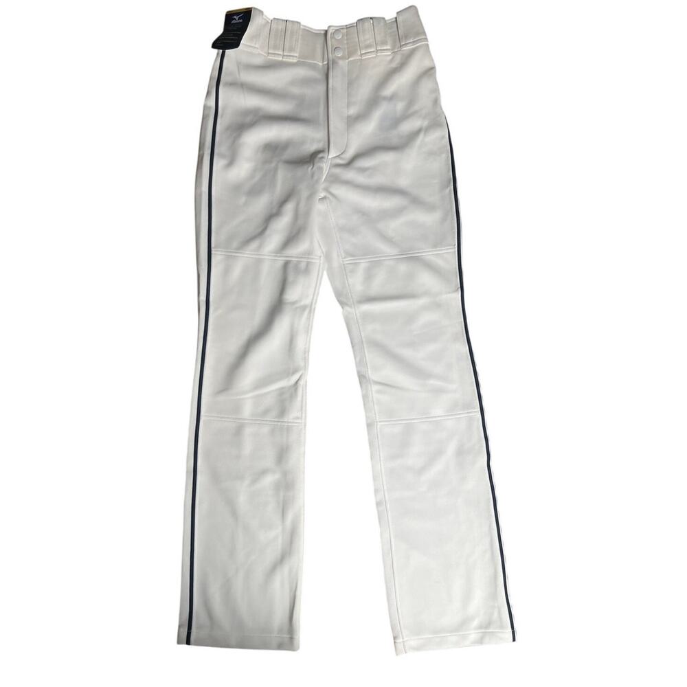 NWT Mizuno Adult BB White Pants S Baseball and Softball Bottoms